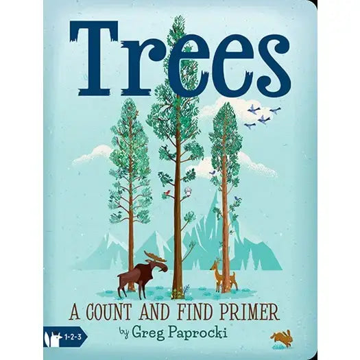 board book - count & find primer - trees by gibbs smith