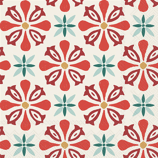 Napkins | Holiday Cocktail | Star Pattern