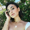 earrings - bold plain ear cuff - 18kgf by goldfi