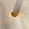 earrings - bold plain ear cuff - 18kgf by goldfi
