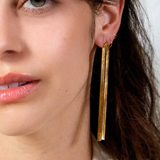 earrings - boogie nights - 18k gold plated by peter and june