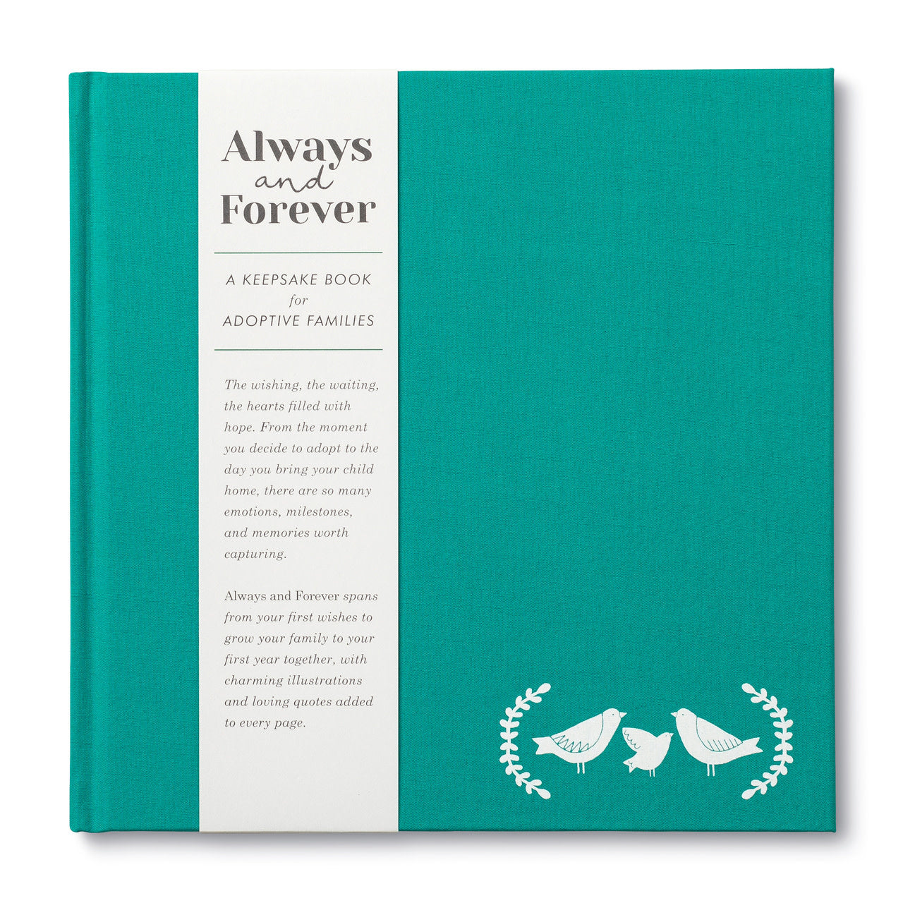 x-book - always & forever - adoption keepsake by compendium