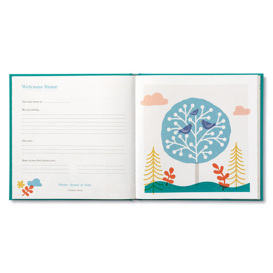 x-book - always & forever - adoption keepsake by compendium