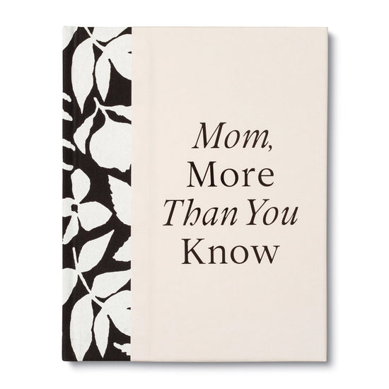 book - mom, more than you know by compendium