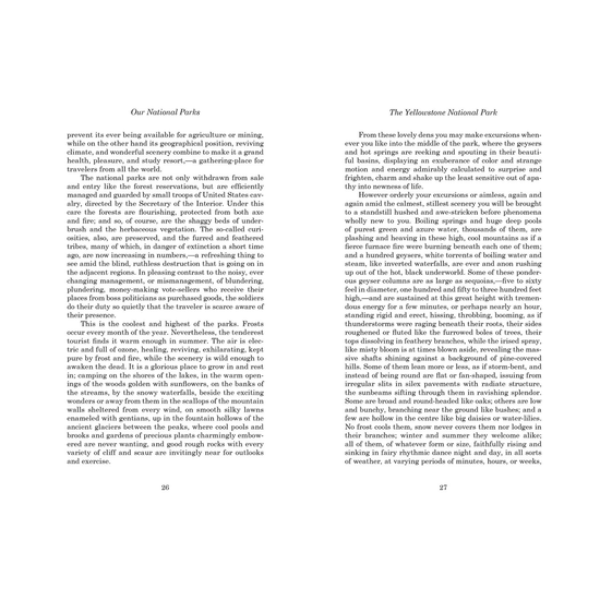 book - our national parks by gibbs smith