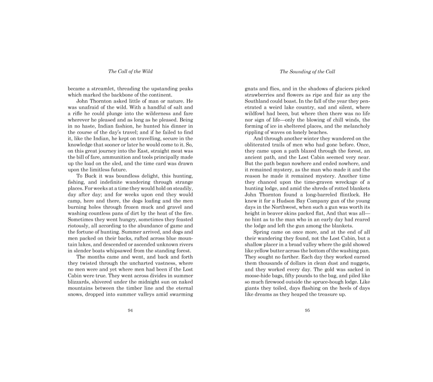book - call of the wild by gibbs smith
