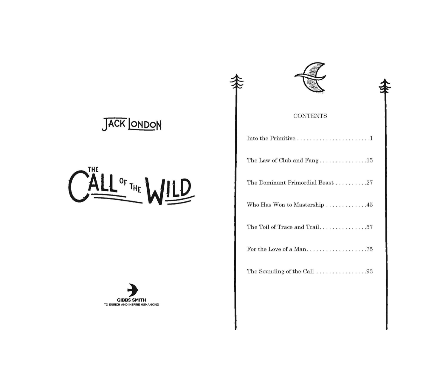 book - call of the wild by gibbs smith