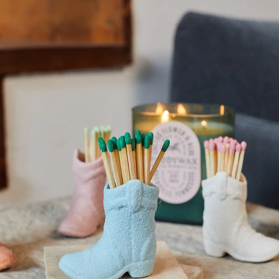 match holder - cowboy boot by paddywax
