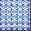 napkins - "festival of lights" - blue by boston international