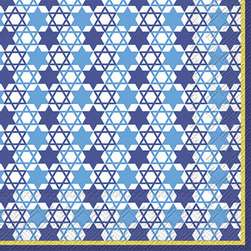napkins - "festival of lights" - blue by boston international