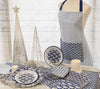 napkins - "festival of lights" - blue by boston international