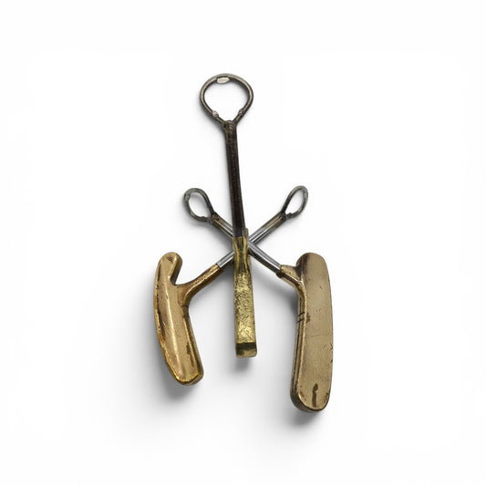 bottle opener - vintage putter - brass by vintage golf gifts