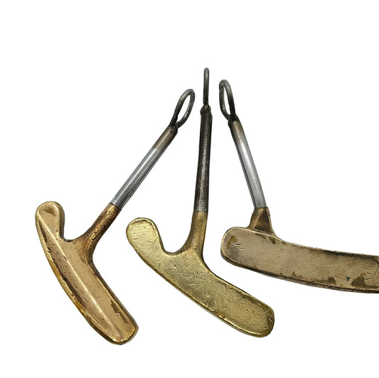 bottle opener - vintage putter - brass by vintage golf gifts