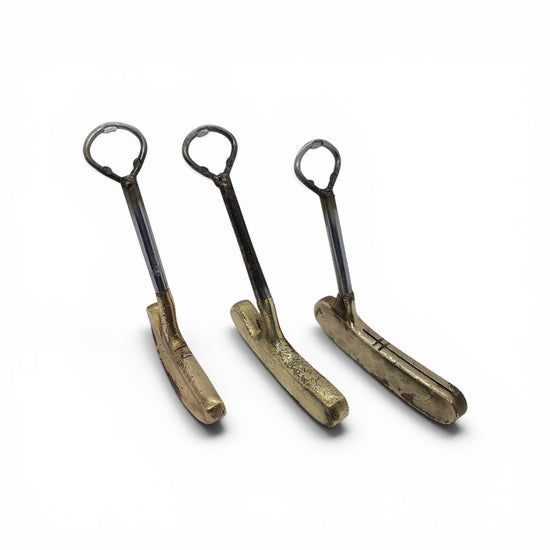 bottle opener - vintage putter - brass by vintage golf gifts