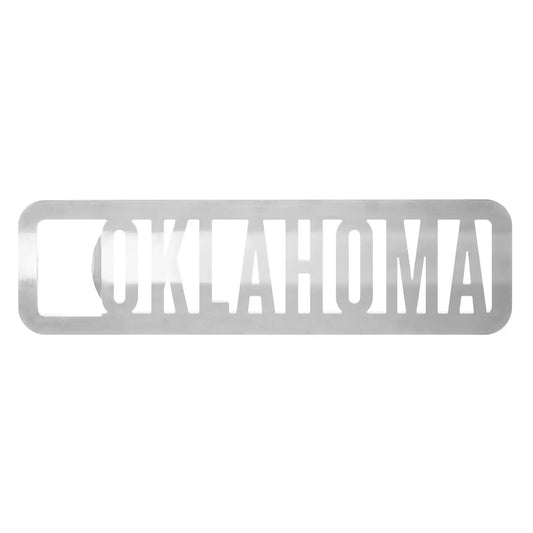 bottle opener - aluminum - oklahoma by zootility tools