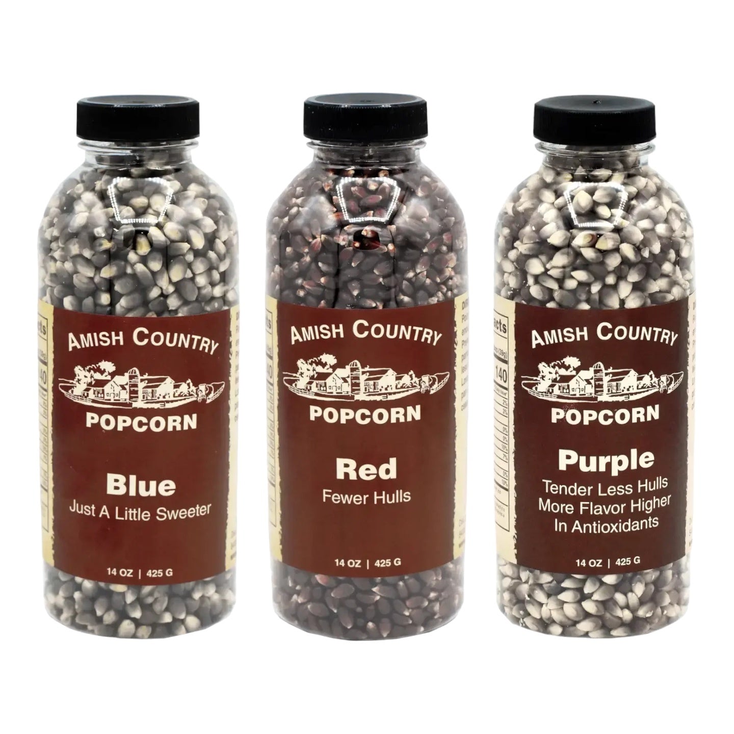 snack - popcorn bottle by amish country popcorn