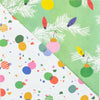 wrapping paper - 2-sided eco - boughs/twinkle confetti by wrappily eco gift wrap co.