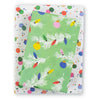 wrapping paper - 2-sided eco - boughs/twinkle confetti by wrappily eco gift wrap co.