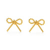 earrings - bow stud - 14kgp by amano studio