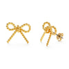 earrings - bow stud - 14kgp by amano studio