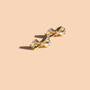 earrings - bow tie pasta studs - 18kgp by peter and june