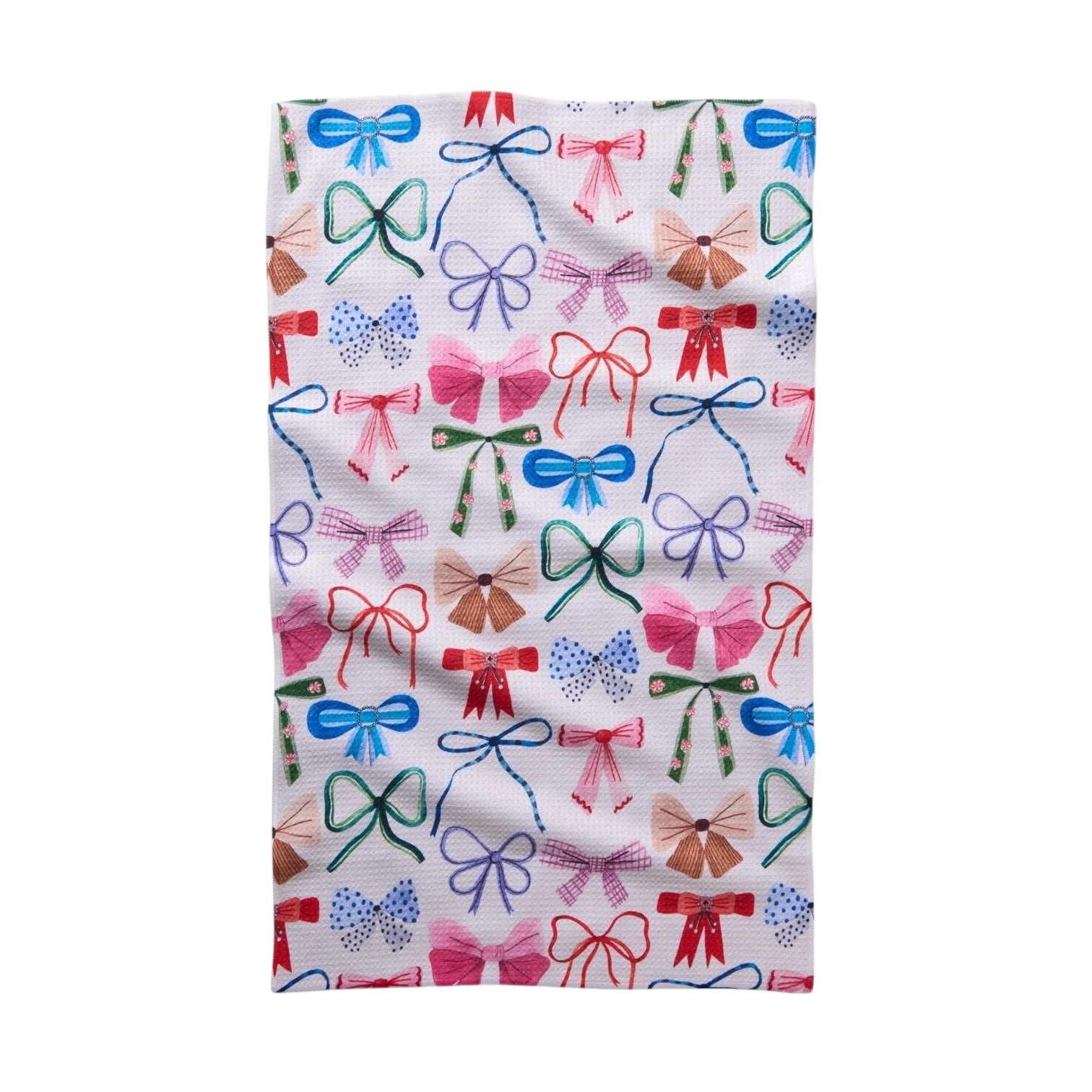 tea towel - microfiber - bows by geometry house