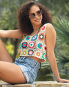 sunglasses - "addyson" - matte beige + gold/smoke polarized lens by blue planet eyewear