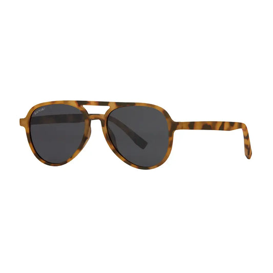 sunglasses - dunes - soft honey tortoise/smoke polarized by blue planet eyewear