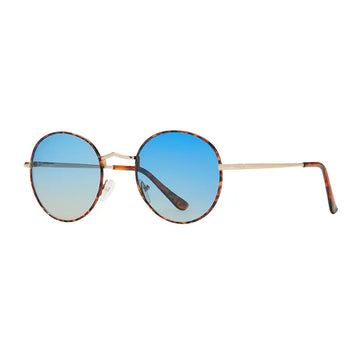 sunglasses - ash - brown tortoise/gradient blue polarized by blue planet eyewear