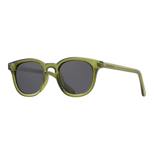 sunglasses - "gram" - crystal olive green + smoke lens by blue planet eyewear