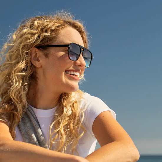 sunglasses - pedro - onyx/tortoise fade/grey polarized by blue planet eyewear