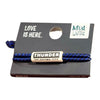 bracelet - stretch cord - ceramic tag by mudlove