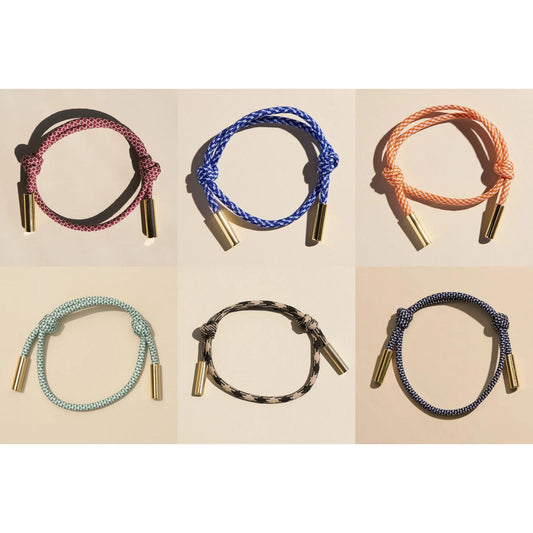 bracelet - paracord rope by nickel and suede