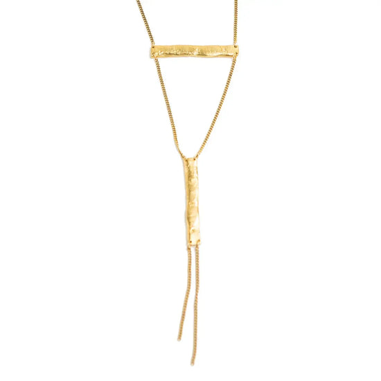 necklace - branch - gold plated by tilly doro