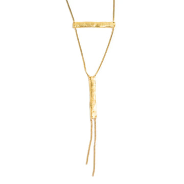necklace - branch - gold plated by tilly doro