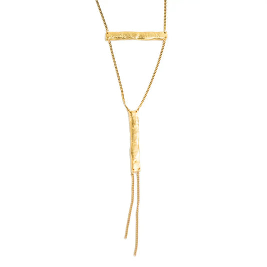 necklace - branch - gold plated by tilly doro