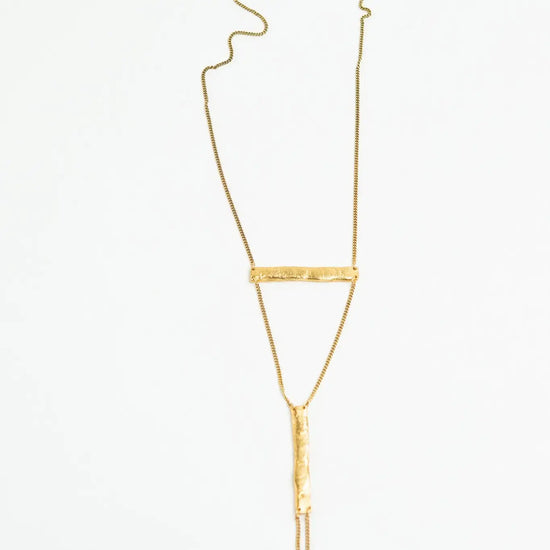 necklace - branch - gold plated by tilly doro