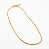 necklace - brass box chain 18" by baizaar