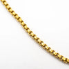 necklace - brass box chain 18" by baizaar