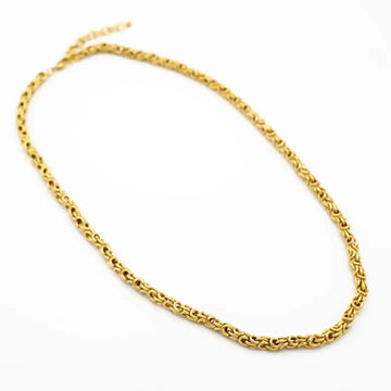 necklace - byzantine chain - brass - 20" by baizaar