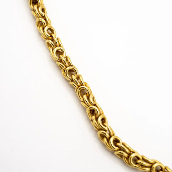necklace - byzantine chain - brass - 20" by baizaar