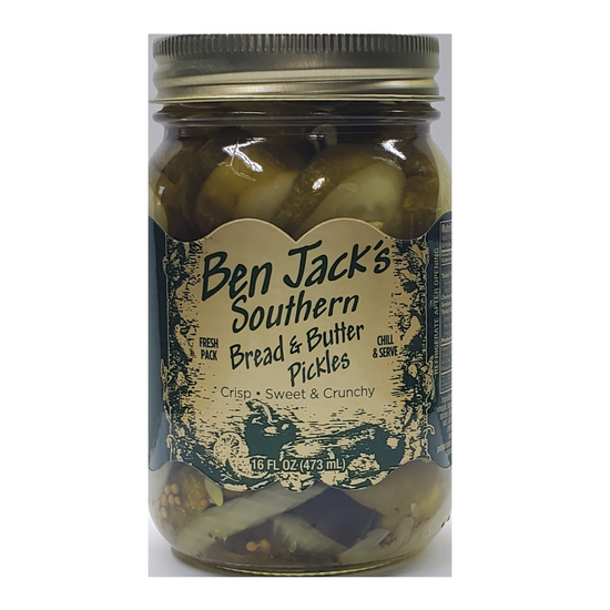 pickle chips - southern bread & butter by ben jack larado's