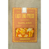 garland - recycled cotton paper - butterflies yellow/ochre/white by east end press