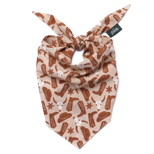 pet bandana - large - bronco by the paws