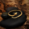 ring - adjustable simple snake - bronze by nina designs