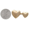ring - hearts duo - bronze - adjustable by nina designs