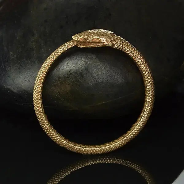 ring - snake ouroboros by nina designs
