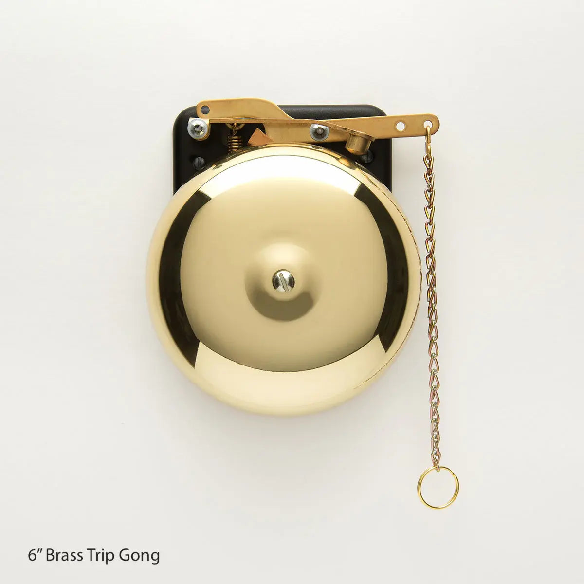 boxing bell - brass trip gong by bevin bells