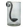 hurricane candle holder - bubble glass - hook insert by creative co-op