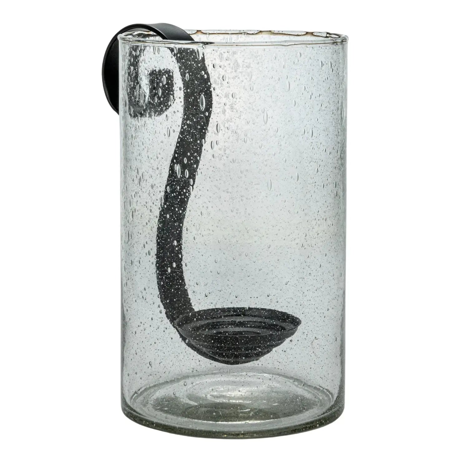 hurricane candle holder - bubble glass - hook insert by creative co-op
